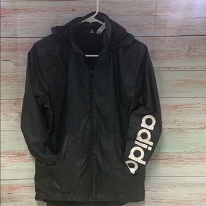 Adidas Windbreaker // EUC // Medium // Black